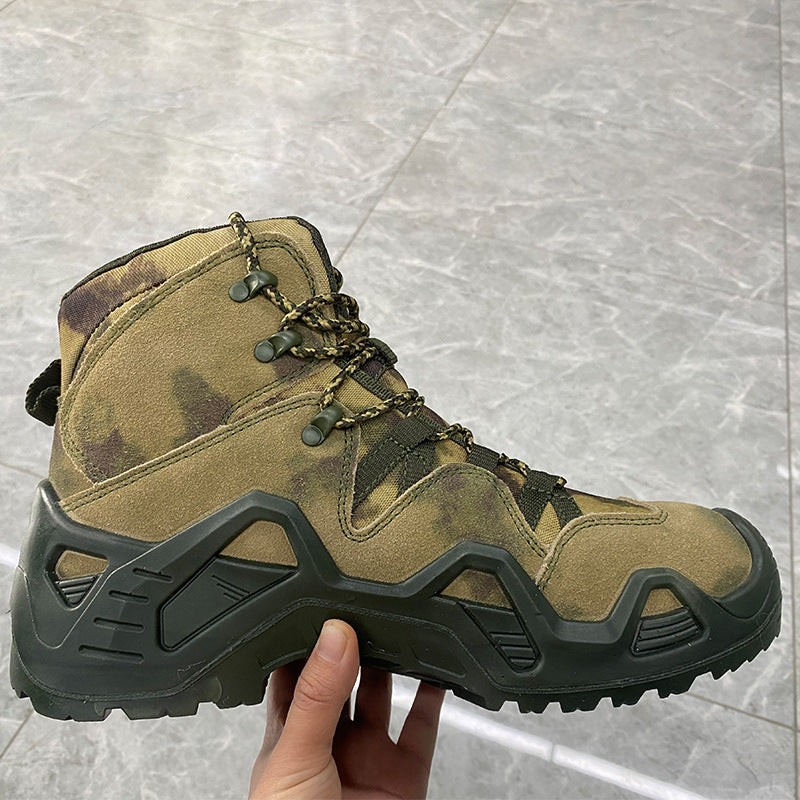 Men's Boots Tactical Shoes Men's Outdoor Shoes Combat Boots Waterproof Shoes Sports Hiking Shoes
