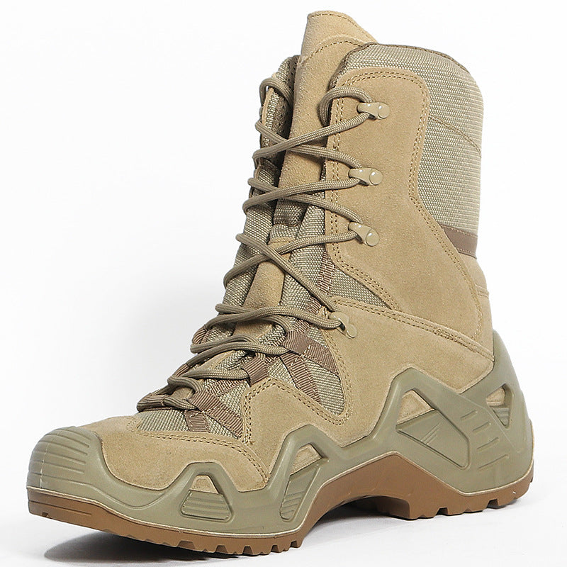 Men's Boots Tactical Shoes Men's Outdoor Shoes Combat Boots Waterproof Shoes Sports Hiking Shoes