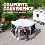 Octa Tent 3619 easy quick set up shelter