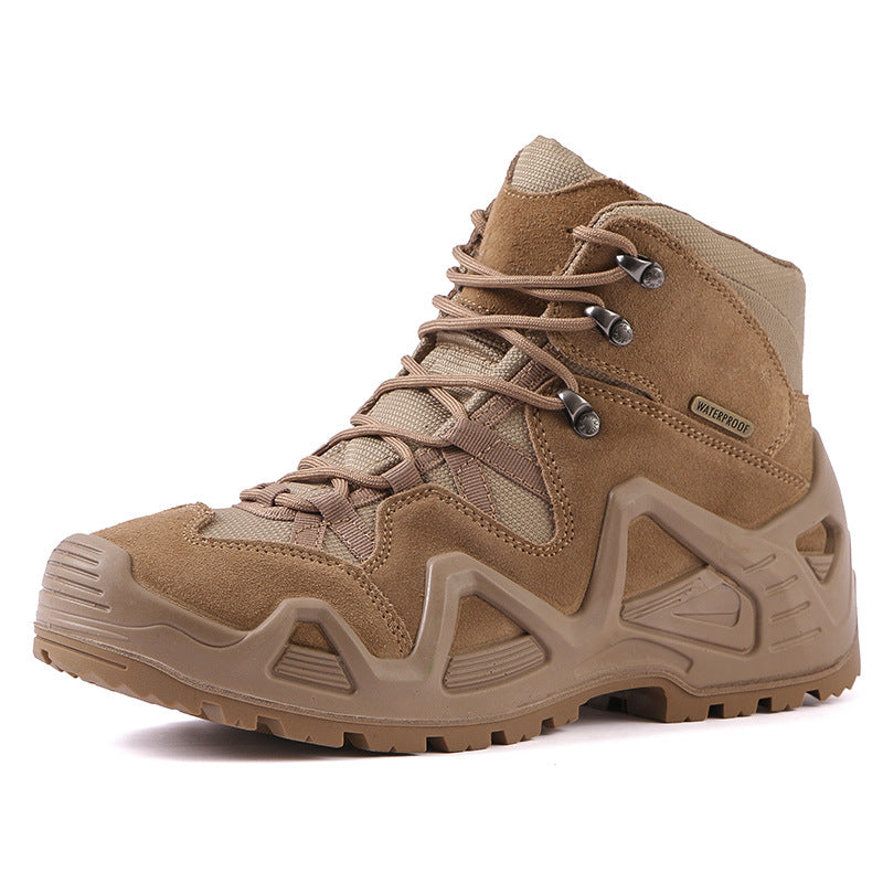 Men's Boots Tactical Shoes Men's Outdoor Shoes Combat Boots Waterproof Shoes Sports Hiking Shoes