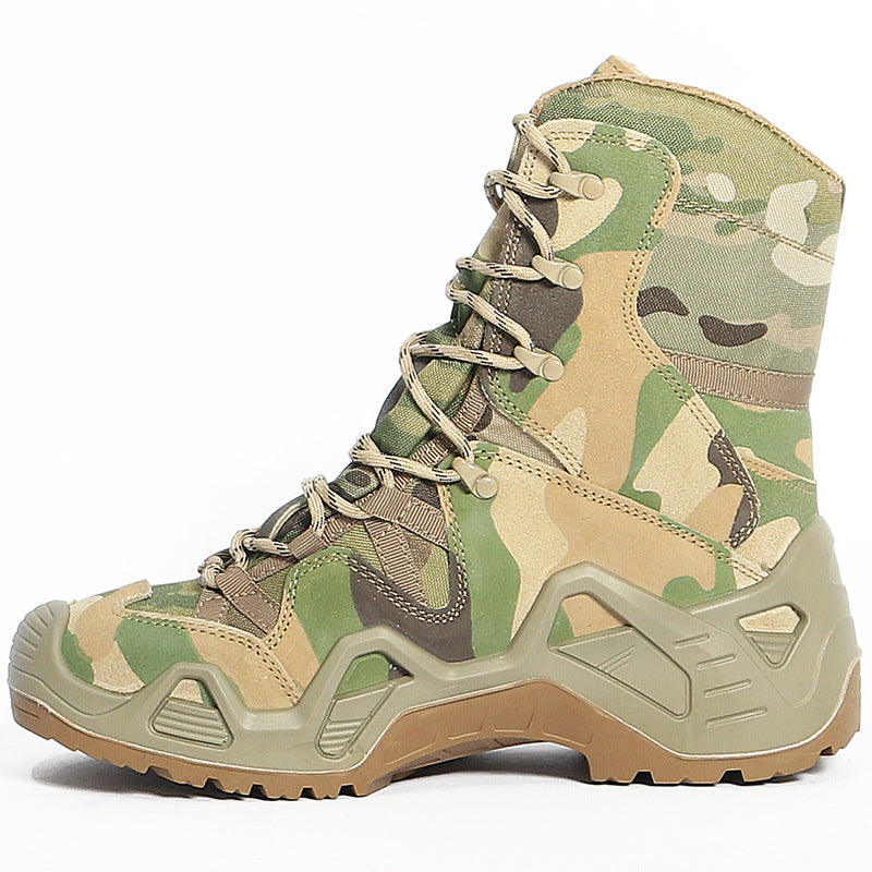 Men's Boots Tactical Shoes Men's Outdoor Shoes Combat Boots Waterproof Shoes Sports Hiking Shoes