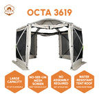 Octa Tent 3619 easy quick set up shelter
