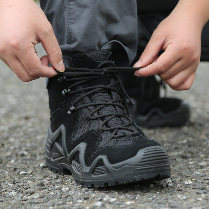 Men's Boots Tactical Shoes Men's Outdoor Shoes Combat Boots Waterproof Shoes Sports Hiking Shoes