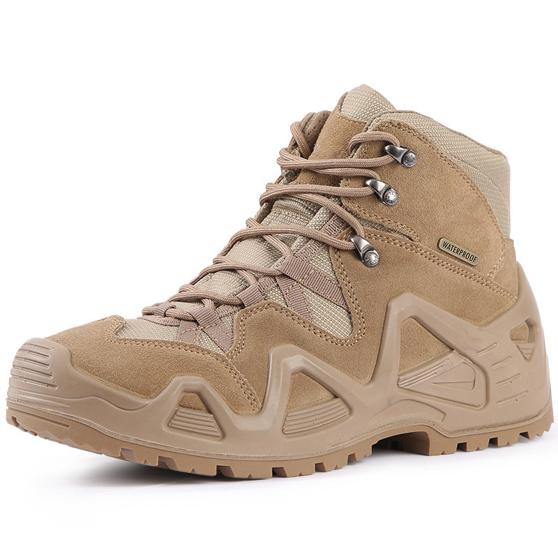 Men's Boots Tactical Shoes Men's Outdoor Shoes Combat Boots Waterproof Shoes Sports Hiking Shoes